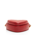 Gucci Matelasse Leather Interlocking G Heart Mini Shoulder Bag