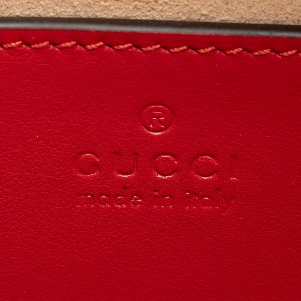 Gucci Matelasse Leather Interlocking G Heart Mini Shoulder Bag