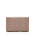 Gucci Matelasse Leather Pearl GG Marmont Flap Mini Wallet Bag (SHF-XrFkq1)