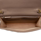 Gucci Matelasse Leather Pearl GG Marmont Flap Mini Wallet Bag (SHF-XrFkq1)