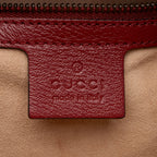 Gucci Matelasse Leather Torchon GG Marmont Bamboo Top Handle Bag (SHF-8zPXp4)