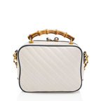 Gucci Matelasse Leather Torchon GG Marmont Bamboo Top Handle