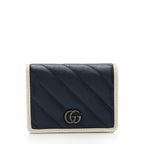 Gucci Matelasse Leather Torchon GG Marmont Card Case Wallet (SHF-ZIofPZ)