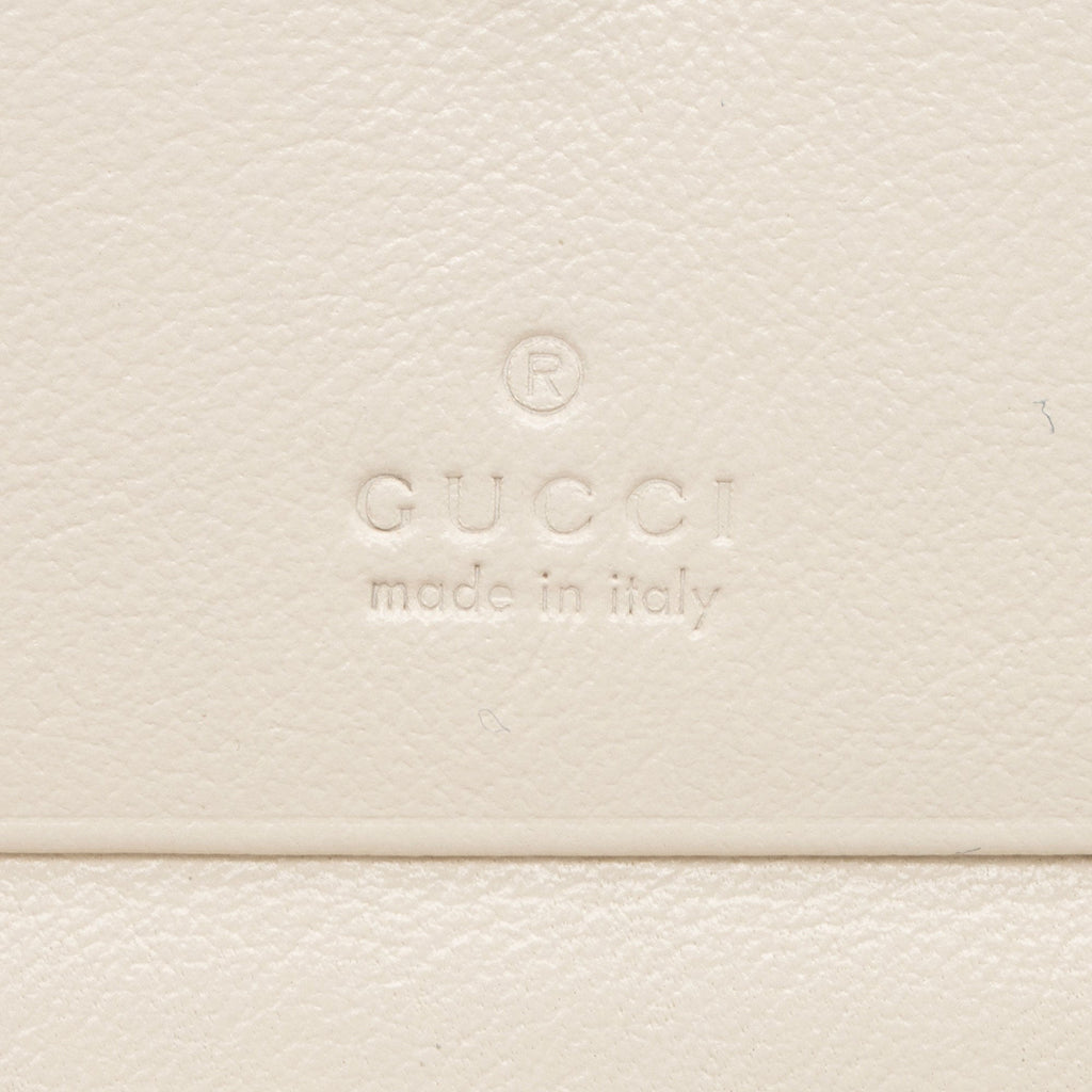Gucci Matelasse Leather Torchon GG Marmont Card Case (SHF-q1dspc)