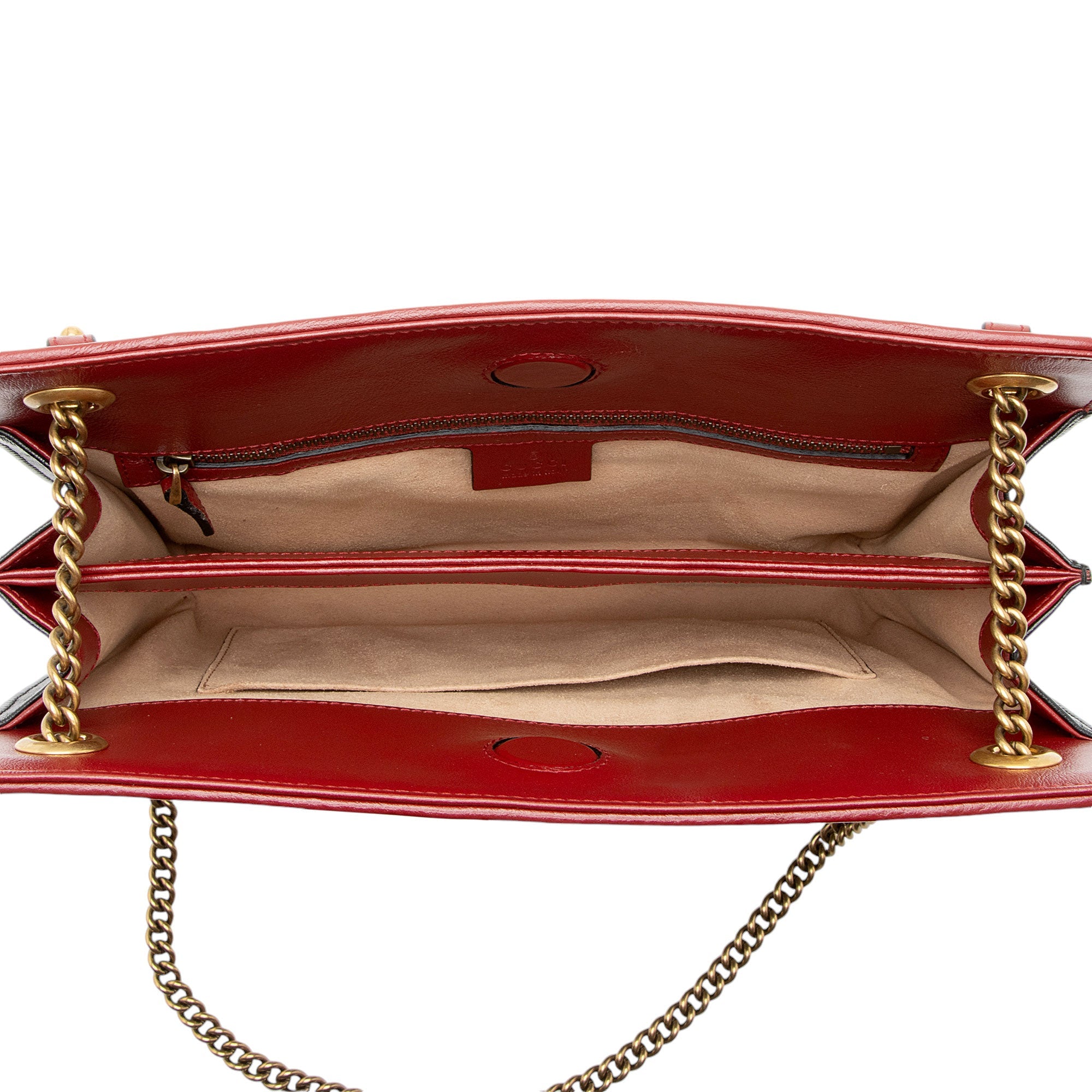 Gucci Matelasse Leather Torchon GG Marmont Chain Tote