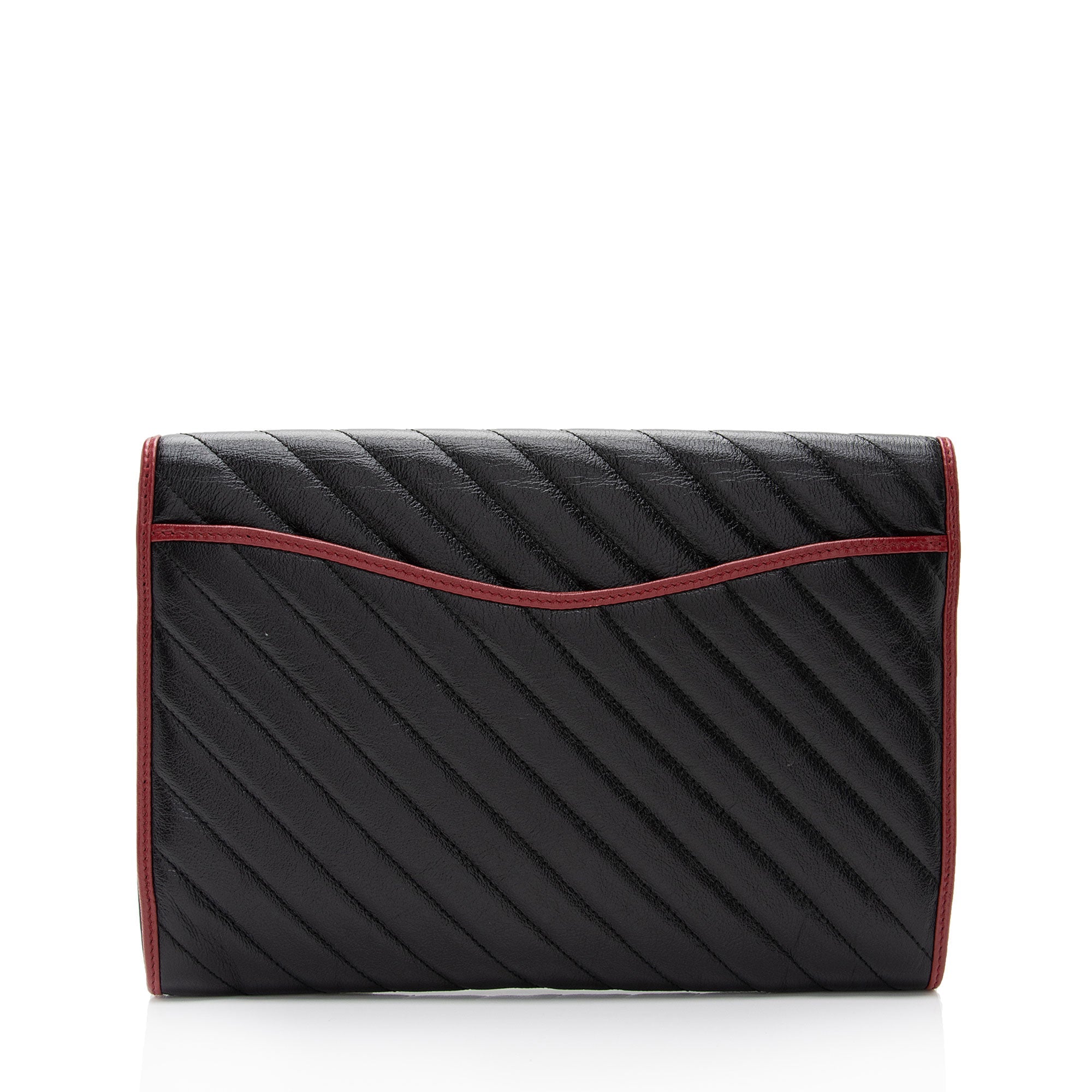 Gucci Matelasse Leather Torchon GG Marmont Clutch (SHF-AQeHxl)