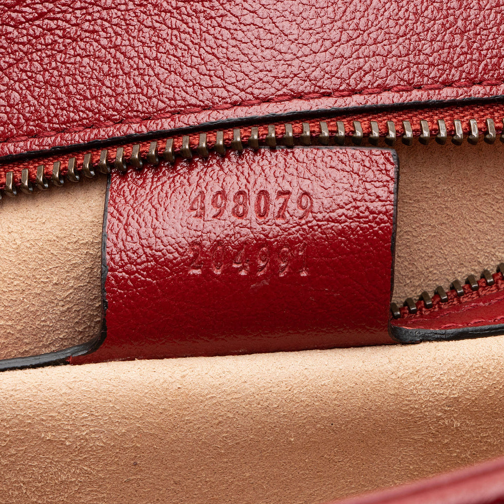 Gucci Matelasse Leather Torchon GG Marmont Clutch (SHF-AQeHxl)