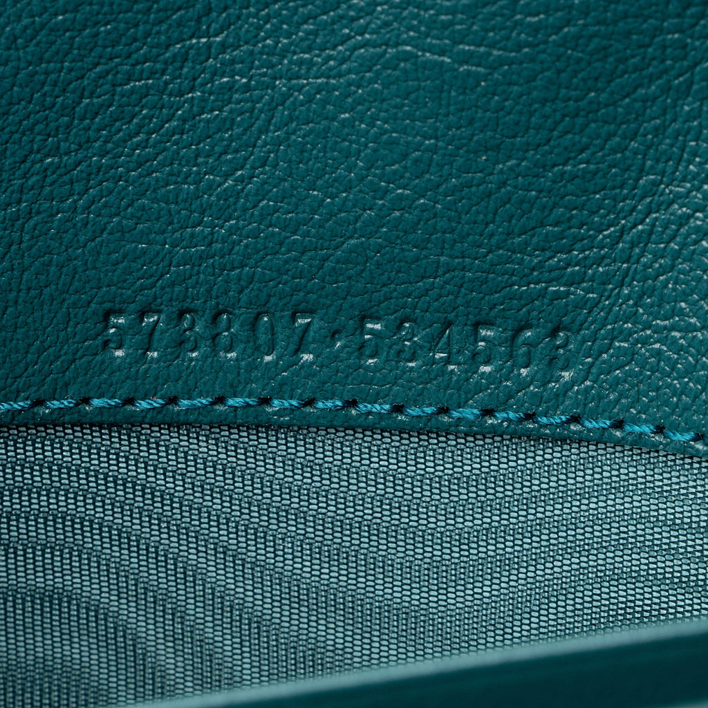 Gucci Matelasse Leather Torchon GG Marmont Mini Chain Bag (SHF-FtS5vC)