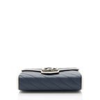 Gucci Matelasse Leather Torchon GG Marmont Mini Chain Bag