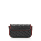 Gucci Matelasse Leather Torchon GG Marmont Mini Flap Bag