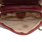 Gucci Matelasse Leather Torchon GG Marmont Mini Flap Bag