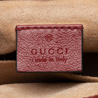 Gucci Matelasse Leather Torchon GG Marmont Mini Top Handle Bag (SHF-bIyeeK)