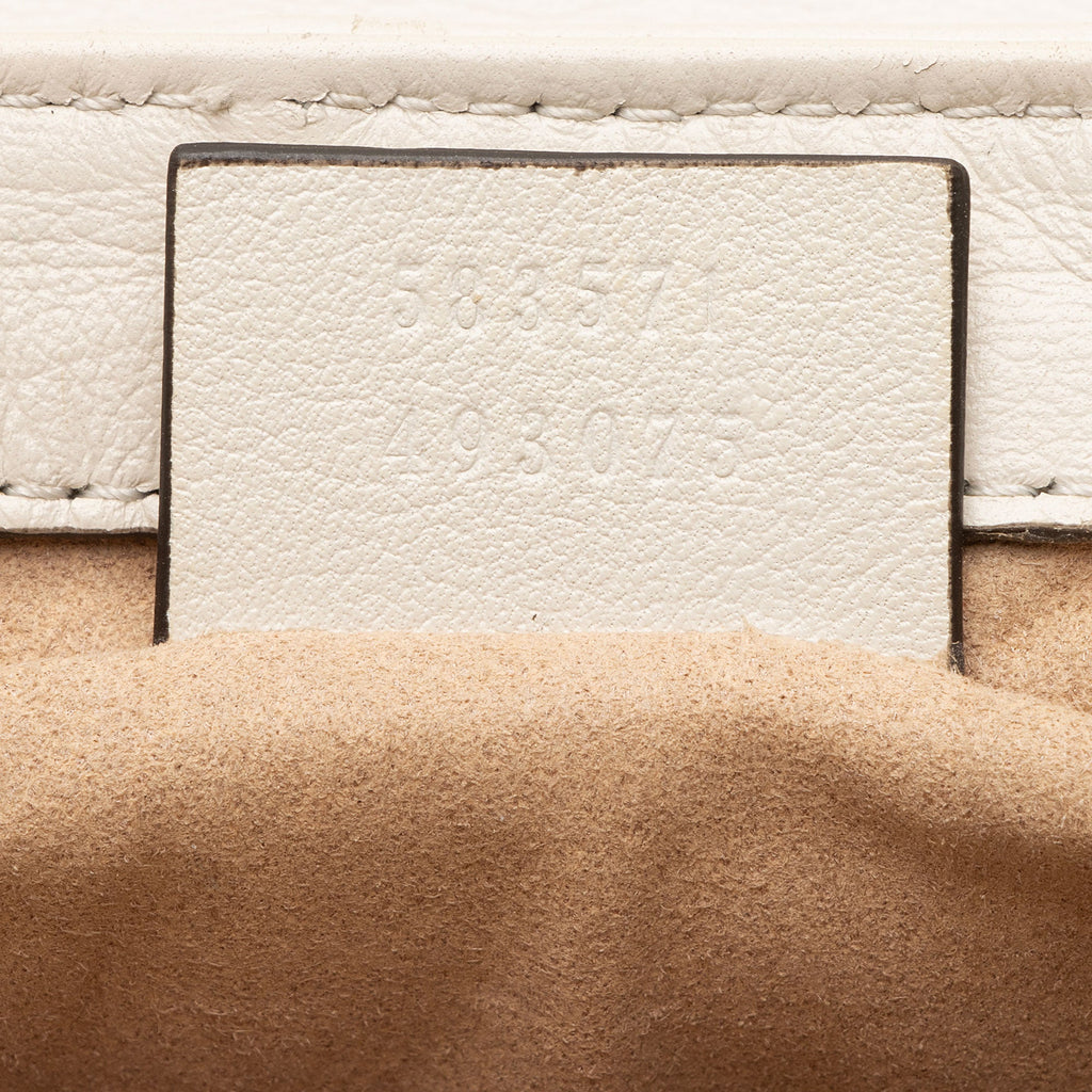 Gucci Matelasse Leather Torchon GG Marmont Mini Top Handle (SHF-MlSIP6)
