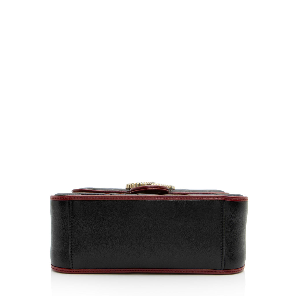 Gucci Matelasse Leather Torchon GG Marmont Mini Top Handle