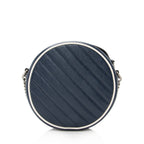 Gucci Matelasse Leather Torchon GG Marmont Round Mini Shoulder Bag (SHF-22849)