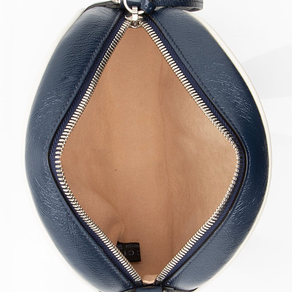 Gucci Matelasse Leather Torchon GG Marmont Round Mini Shoulder Bag (SHF-22849)