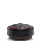 Gucci Matelasse Leather Torchon GG Marmont Round Mini Shoulder Bag (SHF-2rFjwc)