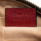 Gucci Matelasse Leather Torchon GG Marmont Round Mini Shoulder Bag