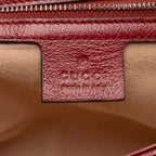 Gucci Matelasse Leather Torchon GG Marmont Small Flap Bag