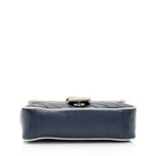 Gucci Matelasse Leather Torchon GG Marmont Small Flap Bag (SHF-V987rt)