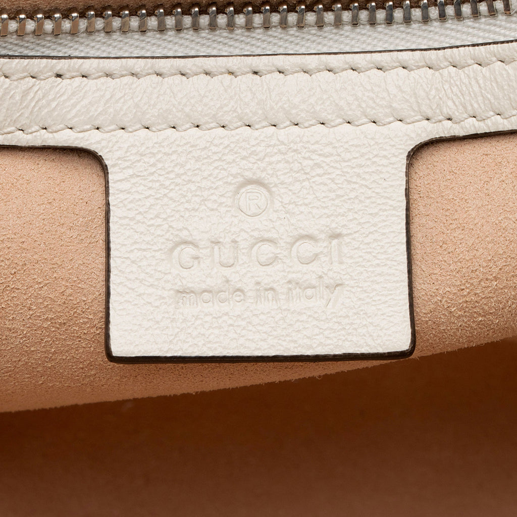Gucci Matelasse Leather Torchon GG Marmont Small Flap Bag (SHF-V987rt)