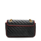Gucci Matelasse Leather Torchon GG Marmont Small Shoulder Bag (SHF-23396)