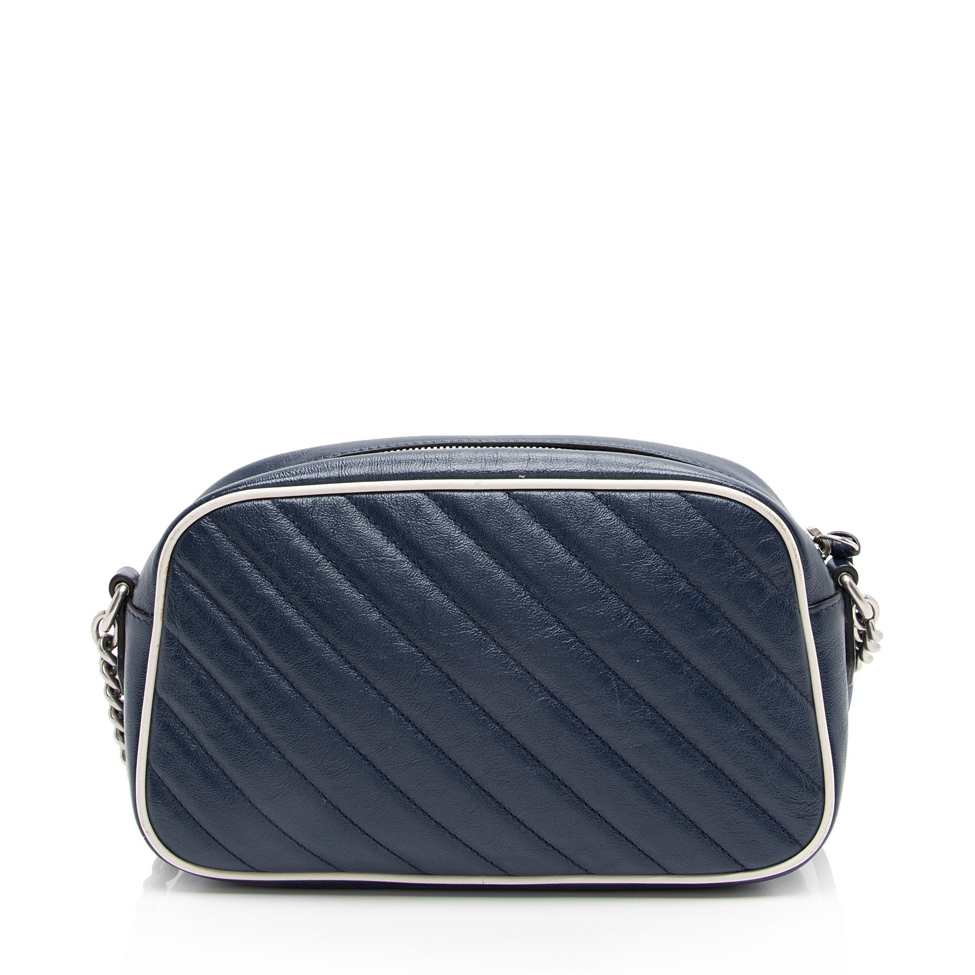 Gucci Matelasse Leather Torchon GG Marmont Small Shoulder Bag
