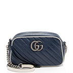 Gucci Matelasse Leather Torchon GG Marmont Small Shoulder Bag