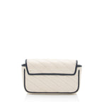 Gucci Matelasse Leather Torchon GG Marmont Super Mini Flap Bag (SHF-bXZV03)