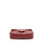 Gucci Matelasse Leather Torchon GG Marmont Super Mini Flap Bag