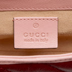 Gucci Matelasse Leather Torchon GG Marmont Super Mini Flap Bag