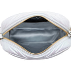 Gucci Matelasse Padded Iridescent Leather GG Marmont Small Camera Bag