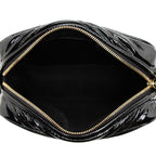 Gucci Matelasse Padded Patent Leather GG Marmont Small Camera Bag