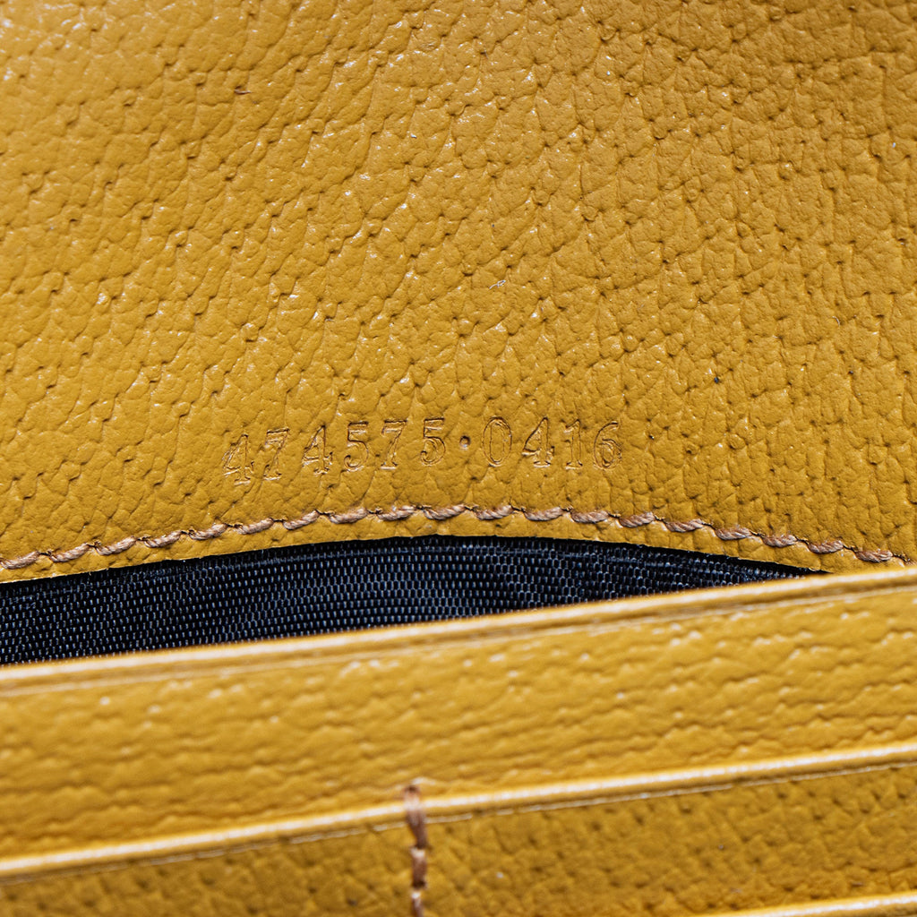 Gucci Matelasse Raffia GG Marmont Wallet on Chain