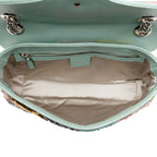 Gucci Matelasse Sequin GG Marmont Small Flap Bag