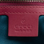 Gucci Matelasse Velvet Embroidered Blind for Love GG Marmont Medium Shoulder Bag - FINAL SALE (SHF-23780)