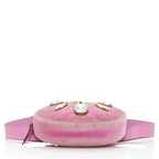 Gucci Matelasse Velvet Crystal GG Marmont Belt Bag - Size 34 / 85