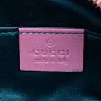 Gucci Matelasse Velvet Crystal GG Marmont Belt Bag - Size 34 / 85