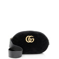 Gucci Matelasse Velvet GG Marmont Belt Bag - Size 34 / 85
