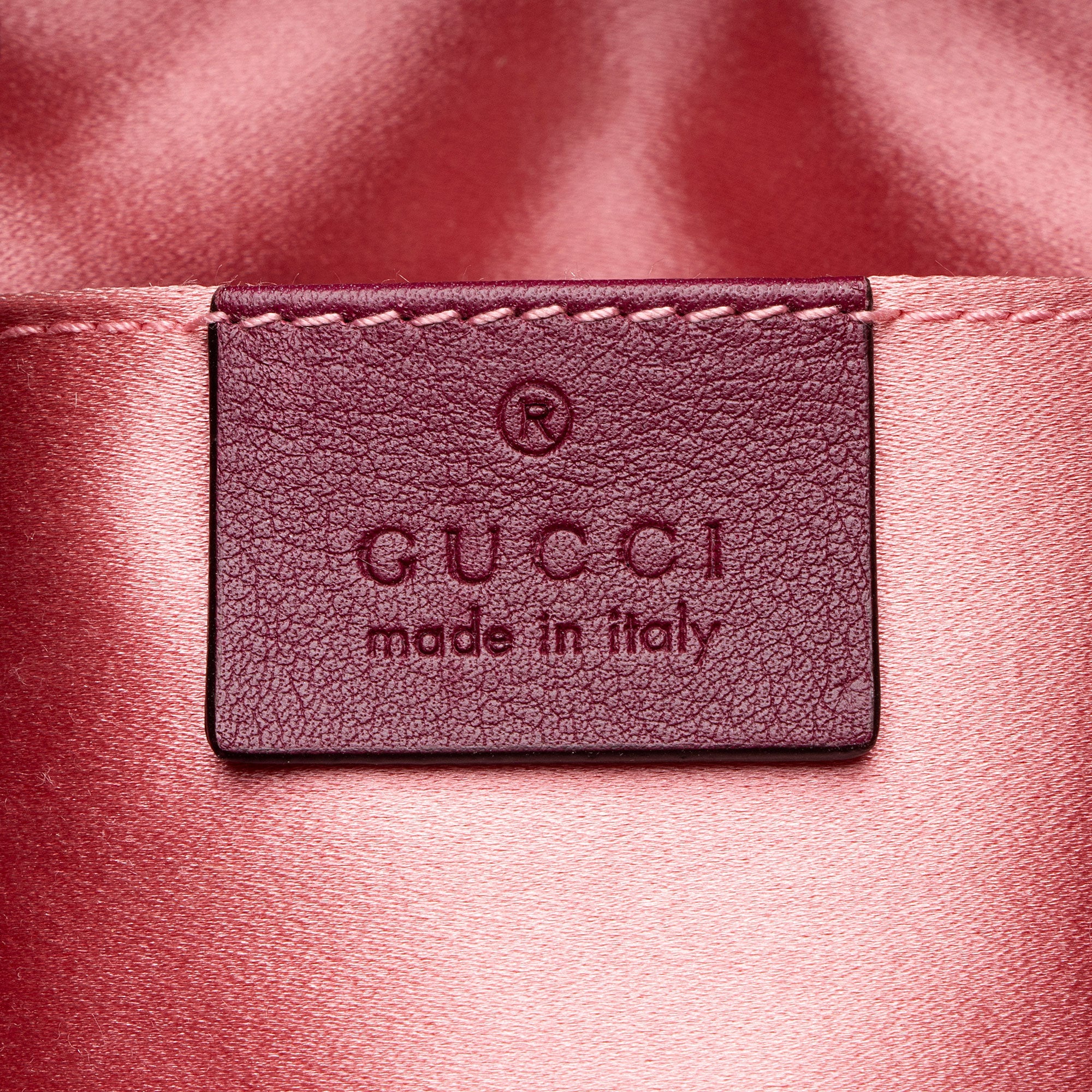 Gucci Matelasse Velvet GG Marmont Bucket Bag