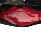Gucci Matelasse Velvet GG Marmont Medium Flap Bag