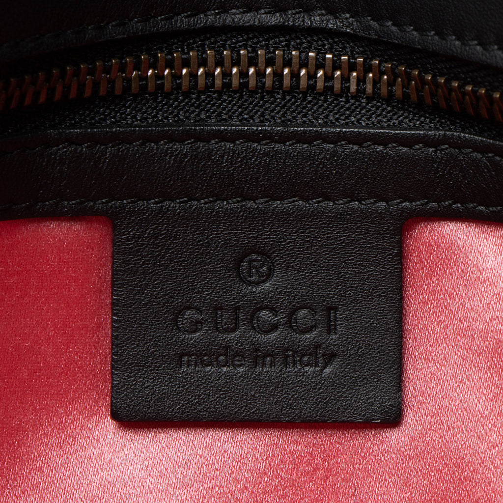 Gucci Matelasse Velvet GG Marmont Medium Flap Bag