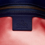 Gucci Matelasse Velvet GG Marmont Medium Shoulder Bag