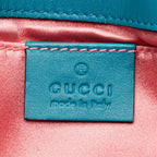 Gucci Matelasse Velvet GG Marmont Small Flap Bag