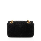 Gucci Matelasse Velvet GG Marmont Mini Flap Bag