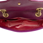 Gucci Matelasse Velvet GG Marmont Mini Flap  Bag (SHF-dH4gBl)