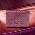 Gucci Matelasse Velvet GG Marmont Mini Flap  Bag (SHF-dH4gBl)