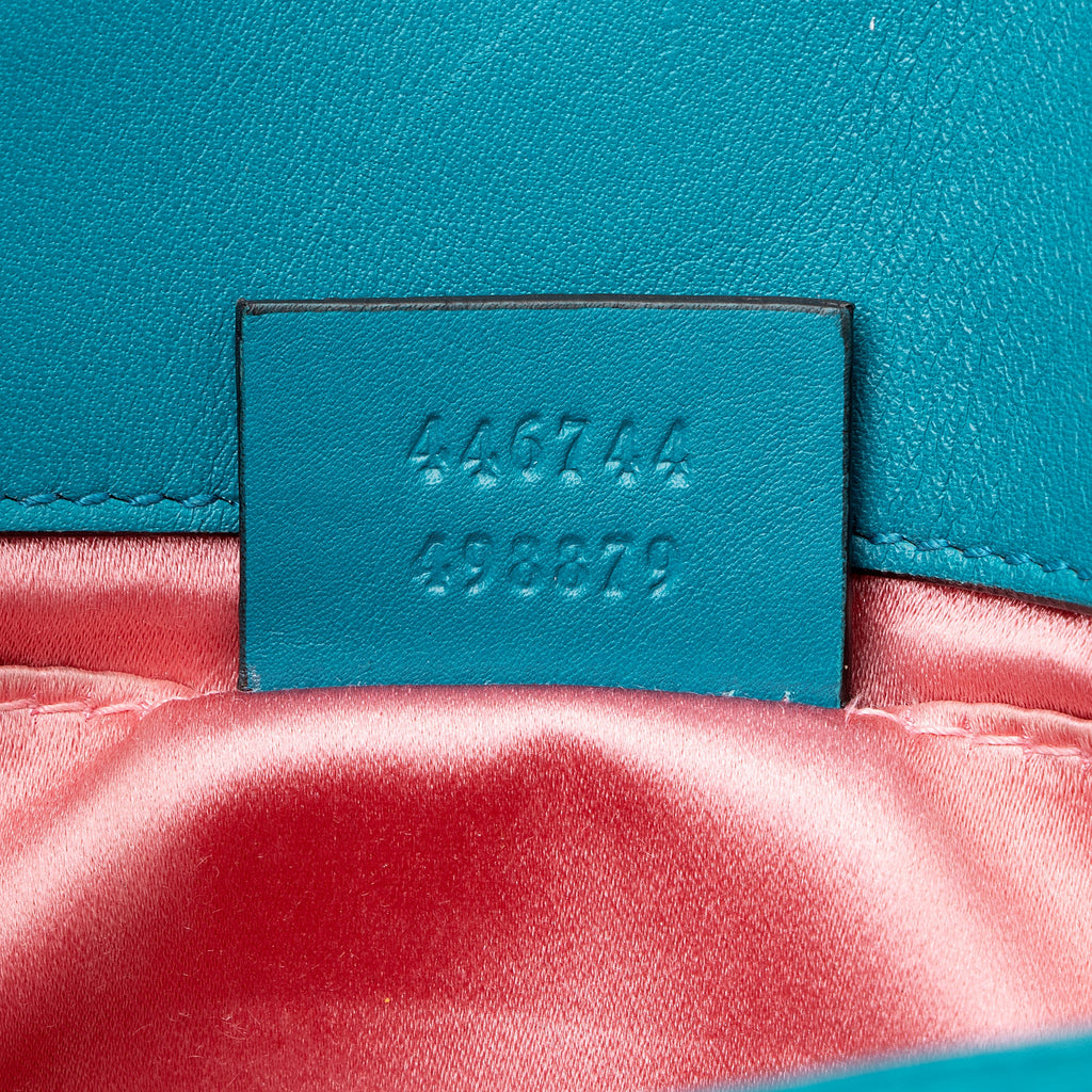 Gucci Matelasse Velvet GG Marmont Mini Shoulder Bag (SHF-22901)