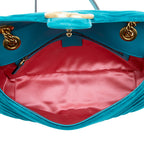 Gucci Matelasse Velvet GG Marmont Small Shoulder Bag (SHF-18936)