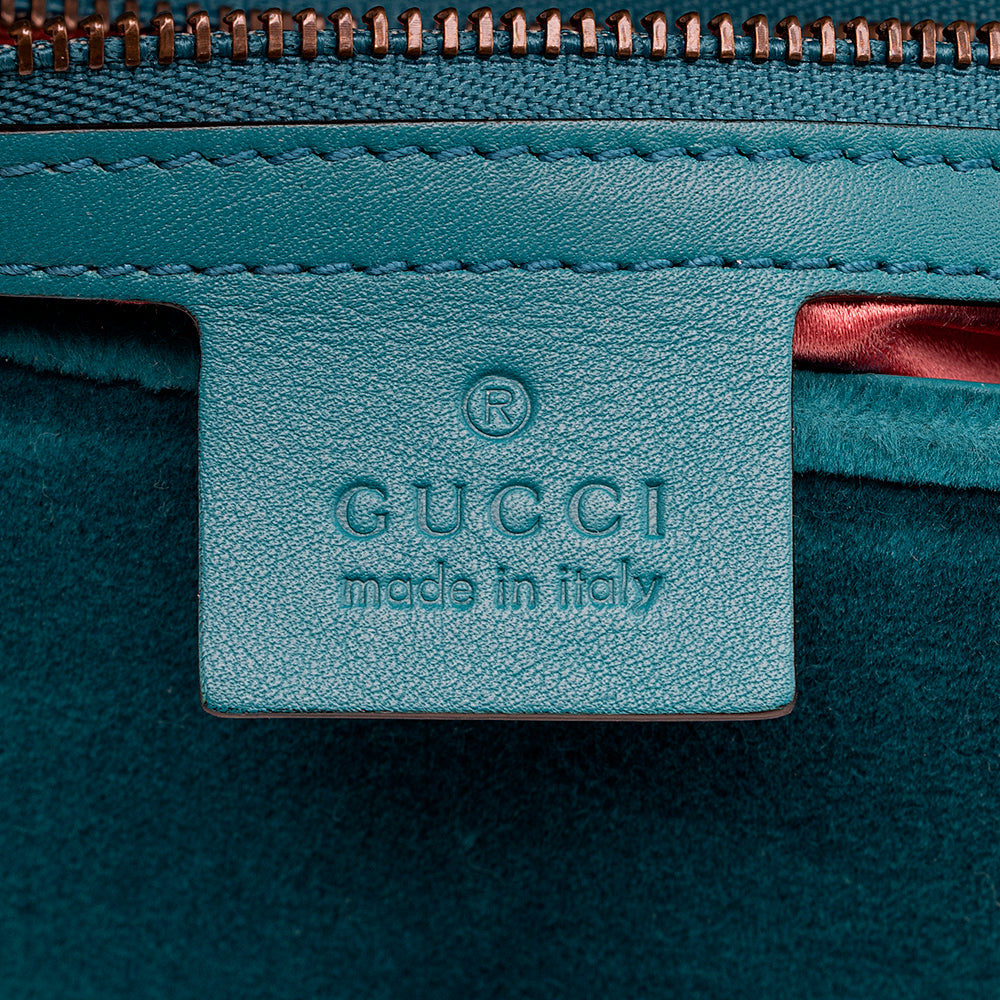 Gucci Matelasse Velvet GG Marmont Small Shoulder Bag (SHF-18936)
